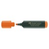 Текст маркер Faber-Castell 1548 Скосен връх 1-5mm Оранжев