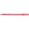 Химикалка BIC Round Stic еднократна, връх 1.0 мм, червена