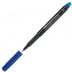 Тънкописец Faber-Castell 1523 OHP S,перманентен,син