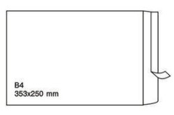 Плик B4 Бял СЗЛ/Лента оп.50бр.