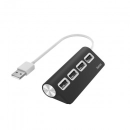 USB хъб HAMA, USB 2.0, 1:4, 480Mbit/s USB хъб HAMA, USB 2.0, 1:4, 480Mbit/s