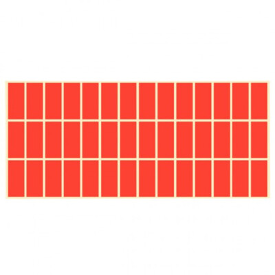 Етикет за цени 50/22 Червен