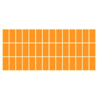 Етикет за цени 50/22 Оранжев