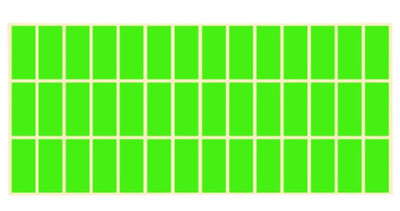 Етикет за цени 50/22 Зелен