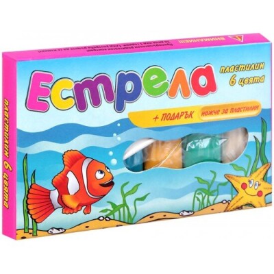 Пластилин 6цв.Естрела Пластилин 6цв.Естрела