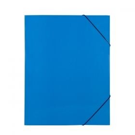 Папка с ластик Картон,А4 Синя Папка с ластик Картон,А4 Синя