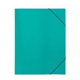 Папка с ластик Картон,А4 Зелена Папка с ластик Картон,А4 Зелена