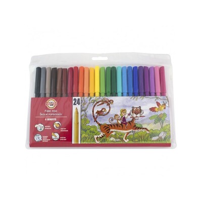 KOH-I-NOOR Флумастери 24цв.Зоо KOH-I-NOOR Флумастери 24цв.Зоо