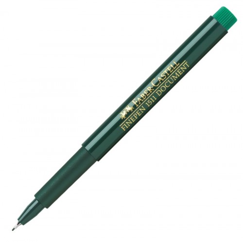 Тънкописец Faber-Castell 1511 0.4 mm Зелен