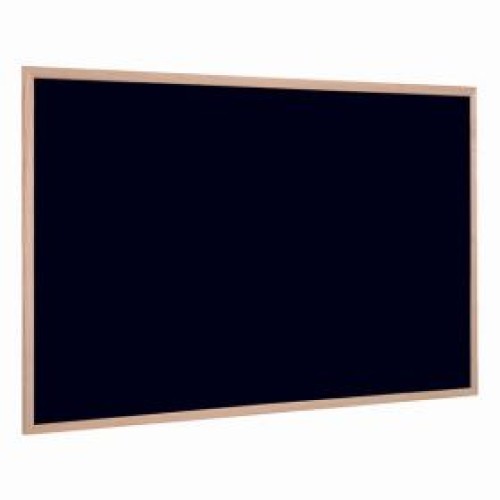 Черна дъска дървена рамка, 90x60 cm