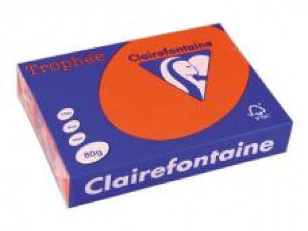 Хартия коп.цв.,А4,80г/м2,Int.Orange Trophee,100 л.