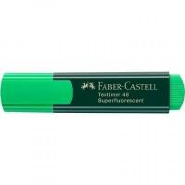 Текст маркер Faber-Castell 1548 Скосен връх 1-5mm Зелен