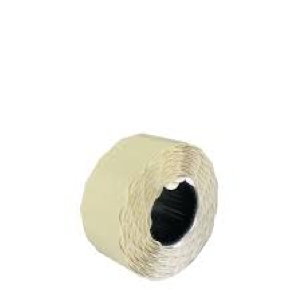 Етикети за маркиращи клещи 26x12 mm 1000 етик./ролка Бели